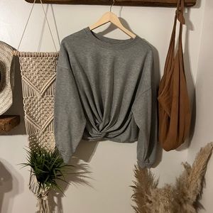 Fashion Nova twist sweatshirt